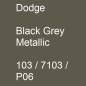 Preview: Dodge, Black Grey Metallic, 103 / 7103 / P06.